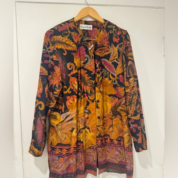 Ronni Nicole Tops - EUC VINTAGE Ronni Nicole Floral Jacket & skirt set